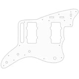 WD Music - Plaque de protection personnalisée pour Fender Classic Player Jazzmaster Special - Blanche
