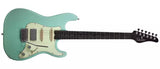Schecter - Guitare électrique traditionnelle HSS Nick Johnston 10e anniversaire - Vert atomique