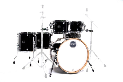 Mapex - Pack de 6 fûts Armory édition limitée (22, 10, 12, 14, 16, SD) - Noir laqué
