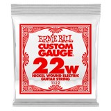 Corde simple pour guitare électrique Ernie Ball, filée en nickel, .022