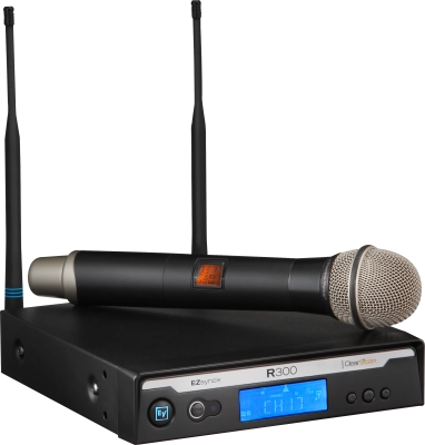Electro-Voice - Système sans fil portatif R300-HD avec microphone dynamique PL22 et étui