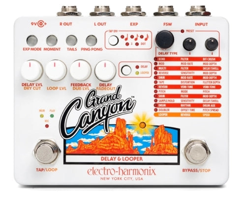 Electro-Harmonix - Pédale de délai et de boucle Grand Canyon
