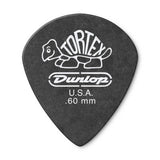 Médiators Dunlop - Tortex Pitch Black Jazz III (paquet de 12) - 0,60 mm