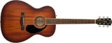 Fender - PO-220E Orchestra, tout acajou, touche en ovangkol - Aged Cognac Burst