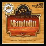 Cordes GHS - Jeu de cordes pour mandoline en nickel pur