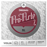 Cordes de violon D'Addario Orchestral Pro Arte 3/4 - Sol, tension moyenne