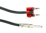 Câble d'enceinte Yorkville Sound - Série Standard - 16 AWG BNA vers jack 6,35 mm (1/4 pouce) - 7,62 m (25 pieds)