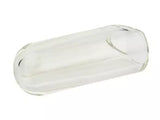 Toboggan Rock Slide - Toboggan en verre transparent moulé à pointe sphérique - Moyen