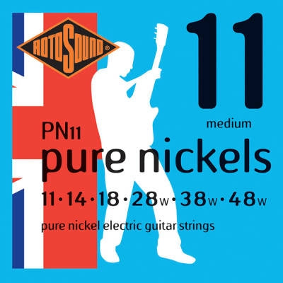 Roto Sound - Cordes de guitare en nickel pur 11-48