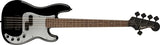 Squier - Basse de précision active contemporaine PH V, touche en laurier - Noir
