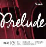 D'Addario Orchestral - J613 3/4M - Prelude Basse, corde de La simple, diapason 3/4, tension moyenne