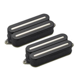 Fishman - Fluence Open Core Modern 7 cordes humbucker Pickup Set - Noir avec lames nickelées