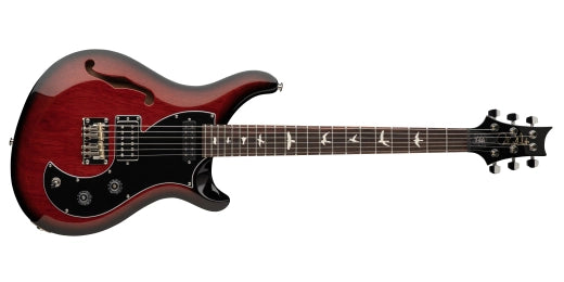 PRS Guitars - Guitare électrique semi-creuse S2 Vela avec housse - Scarlet Sunburst