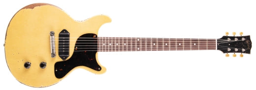 Gibson Custom Shop - Les Paul Junior Ultra Heavy Aged 1960, Double Pan Coupé - Jaune TV