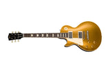 Gibson Custom Shop - Guitare électrique Les Paul Goldtop Darkback VOS de 1957, réédition avec étui rigide (gaucher)
