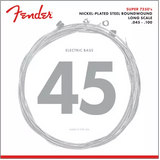 Fender - Cordes pour basse en acier nickelé 7250, diapason long 45-100