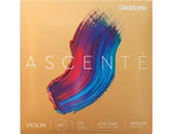 D'Addario Orchestral - Ascente Jeu de cordes de violon à tension moyenne - 1/4