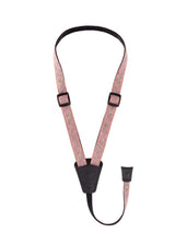 D'Addario - Sangle de ukulélé Cradle Jacquard à motif cachemire - Rose/Vert