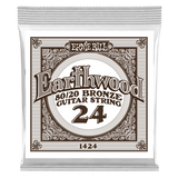 Corde simple pour guitare acoustique Ernie Ball Earthwood 80/20 Bronze - .024