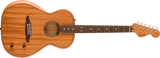 Fender - Highway Series Parlor Acoustic/Electric Guitar, Rosewood Fingerboard with Gigbag - Mahogany