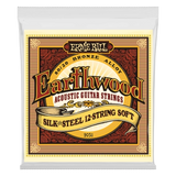 Ernie Ball - Earthwood Silk &amp; Steel Soft 12 cordes, cordes acoustiques 80/20 bronze, 9-46