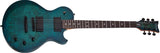 Schecter - Solo-II Standard Electric Guitar - Ocean Blue Burst Burl