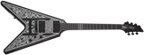 Schecter - V-1 Przym Palladium Electric Guitar - Gloss Black