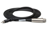 Câble d'interconnexion asymétrique Hosa, XLR-F vers RCA, 1,5 m