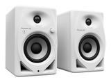 Pioneer DJ - DM-40D-BT 4 Desktop Monitor System with Bluetooth - White (Pair)