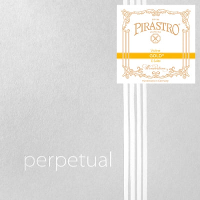 Pirastro - Jeu de cordes de violon perpétuel 4/4 avec corde de mi doré en bonus