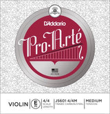 D'Addario Orchestral - J5601 4/4M - Pro-Arte Corde de Mi simple pour violon, diapason 4/4, tension moyenne