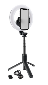 Mackie - mRing-6 6-Inch Battery-powered Ring Light with Selfie Stick