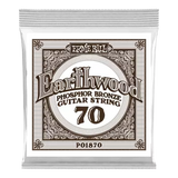 Corde de guitare acoustique Ernie Ball Earthwood Phosphor Bronze - .070 (à l'unité)