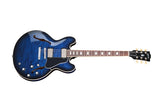 Gibson - ES-335 Guitare électrique avec étui rigide - Deep Ocean Burst