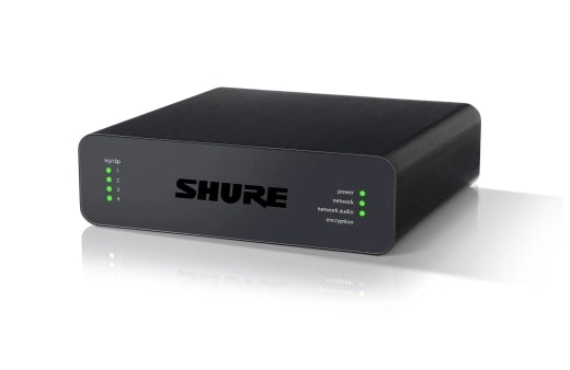 Shure - ANI4OUT Interface réseau audio micro/ligne Dante 4 canaux avec sortie et connectivité BLOCK