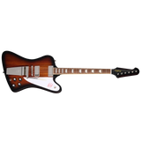 Epiphone - 1963 Firebird V Electric Guitar with Hardshell Case - Vintage Sunburst