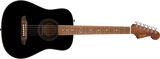 Fender - California Standard Redondo Mini Acoustic Guitar with Gigbag - Black