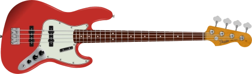 Fender - Vintera II 60s Jazz Bass, touche palissandre - Fiesta Red avec housse