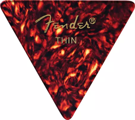 Fender - 355 Shape Celluloid Guitar Picks - Thin (12 Pack)