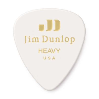 Dunlop - Celluloid Player Pack (12 Pack) - White Heavy