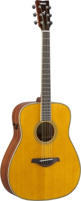 Yamaha - Guitare transacoustique FG avec table en épicéa massif - Teinte vintage