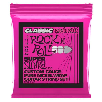 Ernie Ball - Classique Nickel Pur Super Slinky 9-42