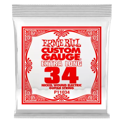 Ernie Ball - Corde simple extra longue - .034w