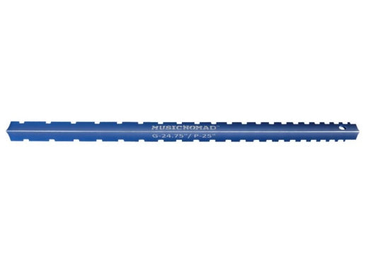 Music Nomad - Règle à double encoche 3 en 1 Tri-Beam et règle de précision pour guitares acoustiques et électriques