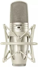 Shure - KSM44A Microphone à condensateur multidirectivité à grand diaphragme avec suspension antichoc