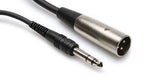 Hosa - Balanced Interconnect 1/4 TRS to XLR3M (M) - 5 foot
