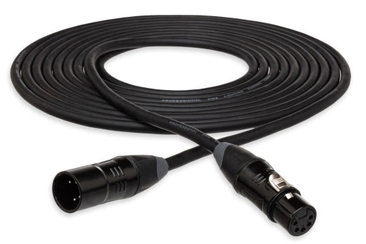 Hosa - DMX512 Cable XLR5M to XLR5F - 10 Foot