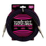 Ernie Ball - 18 Straight Braided Cable - Purple Black