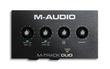 M-Audio - Interface audio USB 2 canaux M-Track Duo avec deux préamplis micro