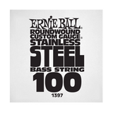 Corde simple pour basse électrique en acier inoxydable Ernie Ball .100